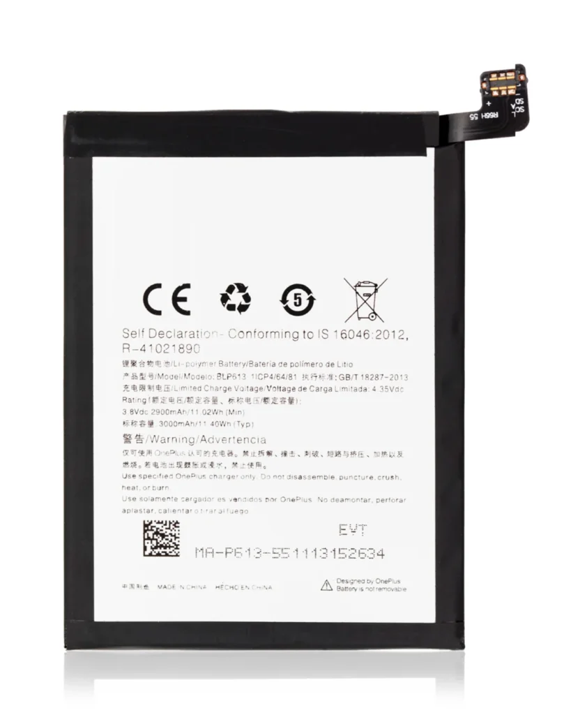 Replacement Battery For OnePlus 3 (A3000 / A3003) (BLP613)