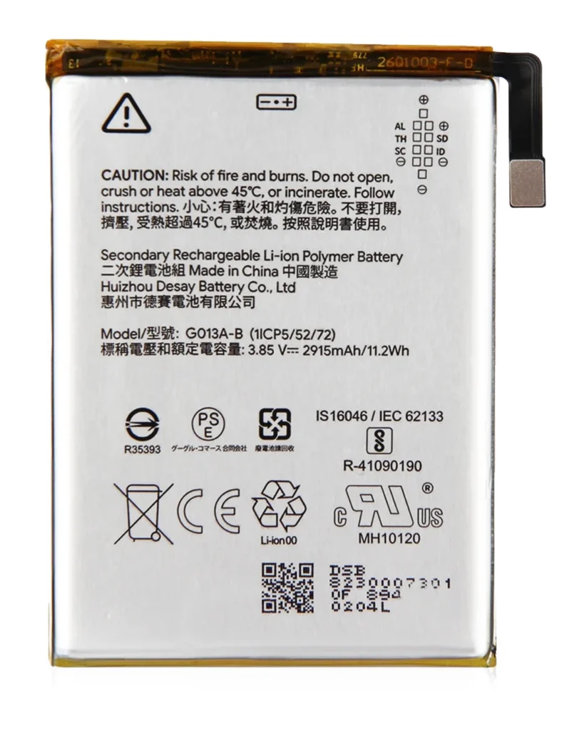 Replacement Battery For Google Pixel 3 (G013A-B) (Genuine OEM)