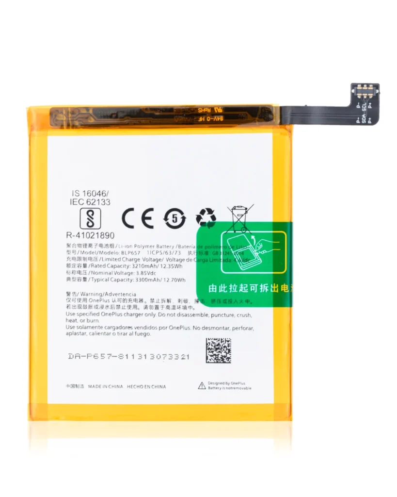 Replacement Battery For OnePlus 6 (A6000 / A6003) (BLP657)