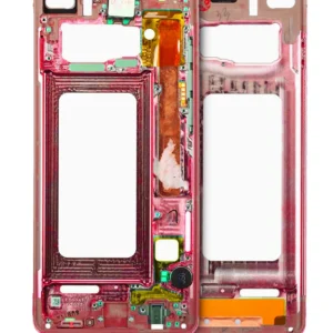 Mid-Frame Housing For Samsung Galaxy S10 (With Small Parts) (Cardinal Red)