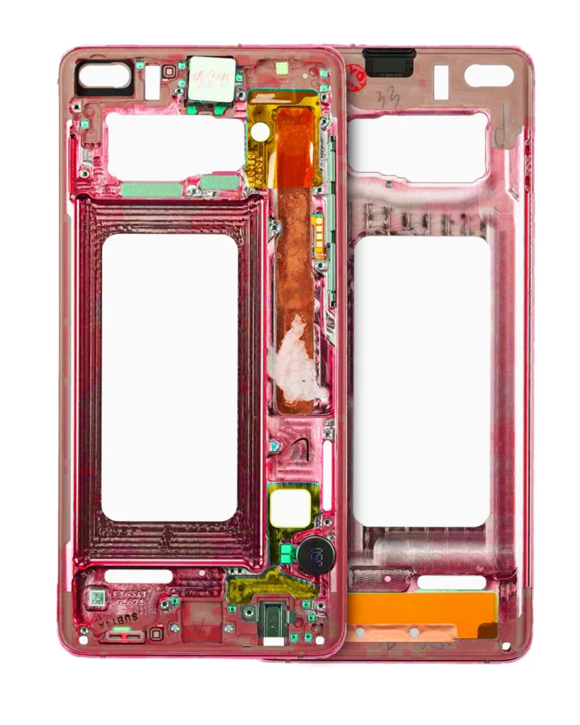 Mid-Frame Housing For Samsung Galaxy S10 (With Small Parts) (Cardinal Red)