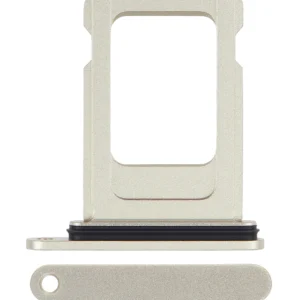 Single Sim Card Tray For iPhone 15 / 15 Plus (Yellow)