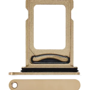 Dual Sim Card Tray For iPhone 14 Pro / 14 Pro Max (Gold)