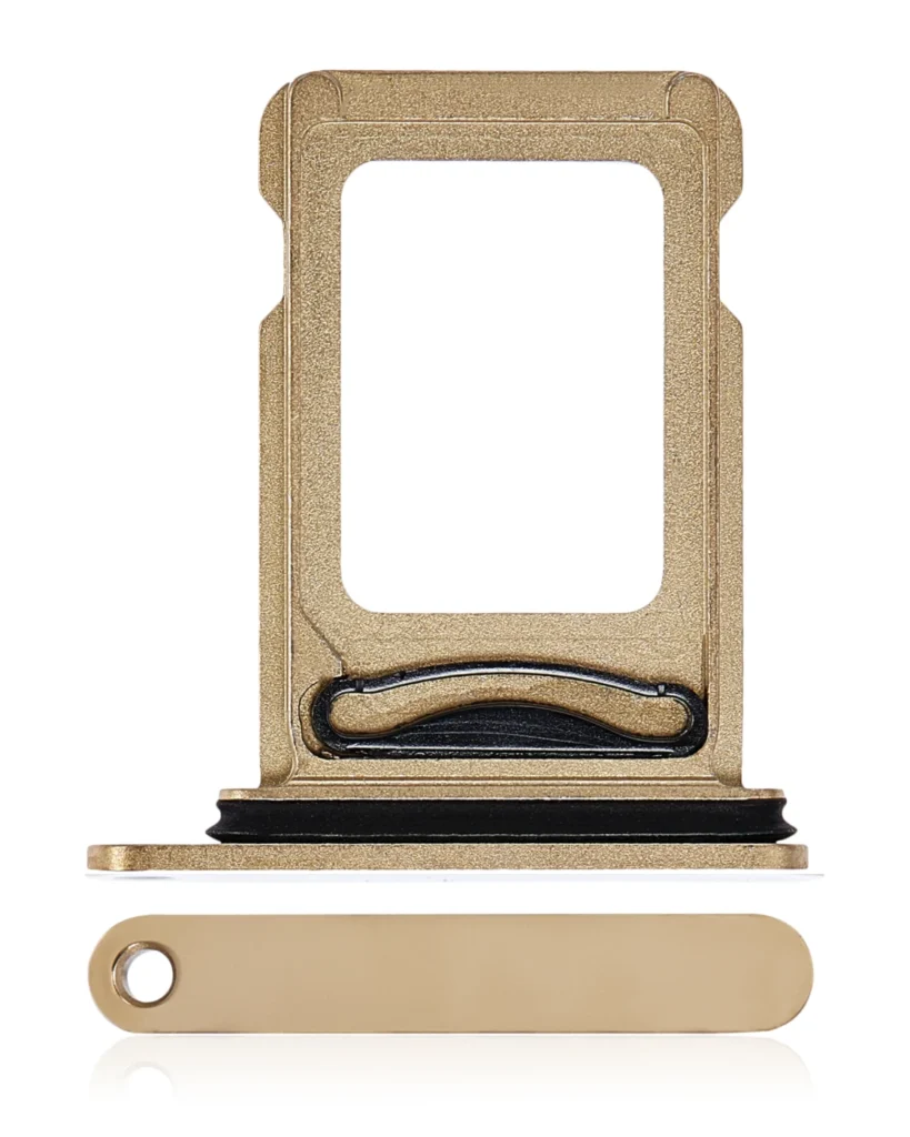 Dual Sim Card Tray For iPhone 14 Pro / 14 Pro Max (Gold)