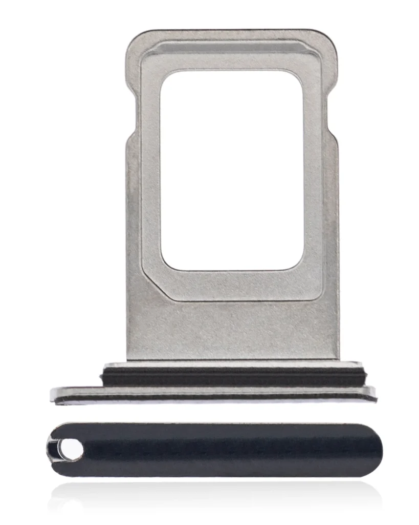 Single Sim Card Tray For iPhone XS Max (Silver)
