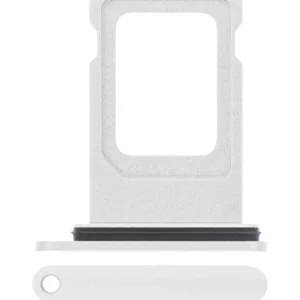 Single Sim Card Tray For iPhone XR (White)