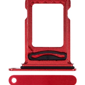 Dual Sim Card Tray For iPhone 14 / 14 Plus (Red)