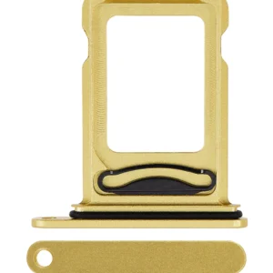 Dual Sim Card Tray For iPhone 14 / 14 Plus (Yellow)