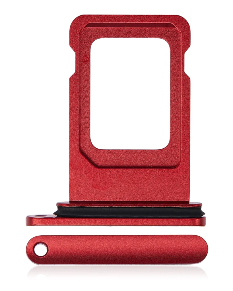 Dual Sim Card Tray For iPhone 11 (Red)