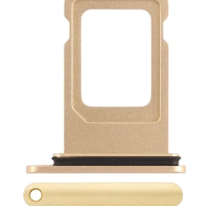 Dual Sim Card Tray For iPhone XR (Yellow)