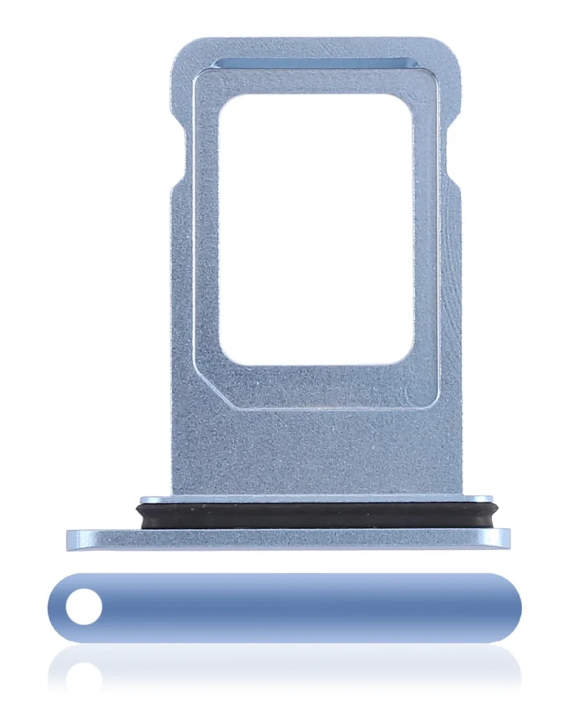 Dual Sim Card Tray For iPhone XR (Blue)