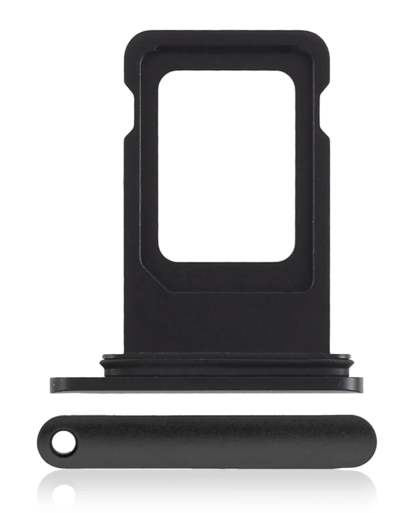 Dual Sim Card Tray For iPhone XR (Black)