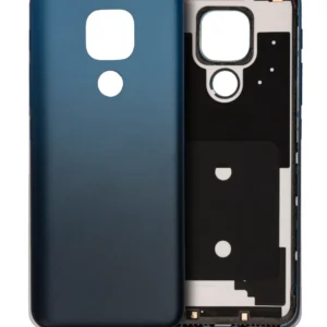Back cover Glass For Motorola Moto E7 Plus (XT2081 / 2020) (Navy Blue)
