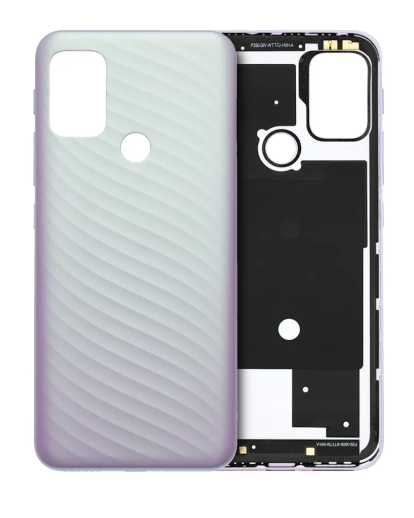 Back cover Glass For Motorola Moto G10 (XT2127-2 / 2021) / G10 Power (XT2127-4 / 2021) (Iridescent Pearl)