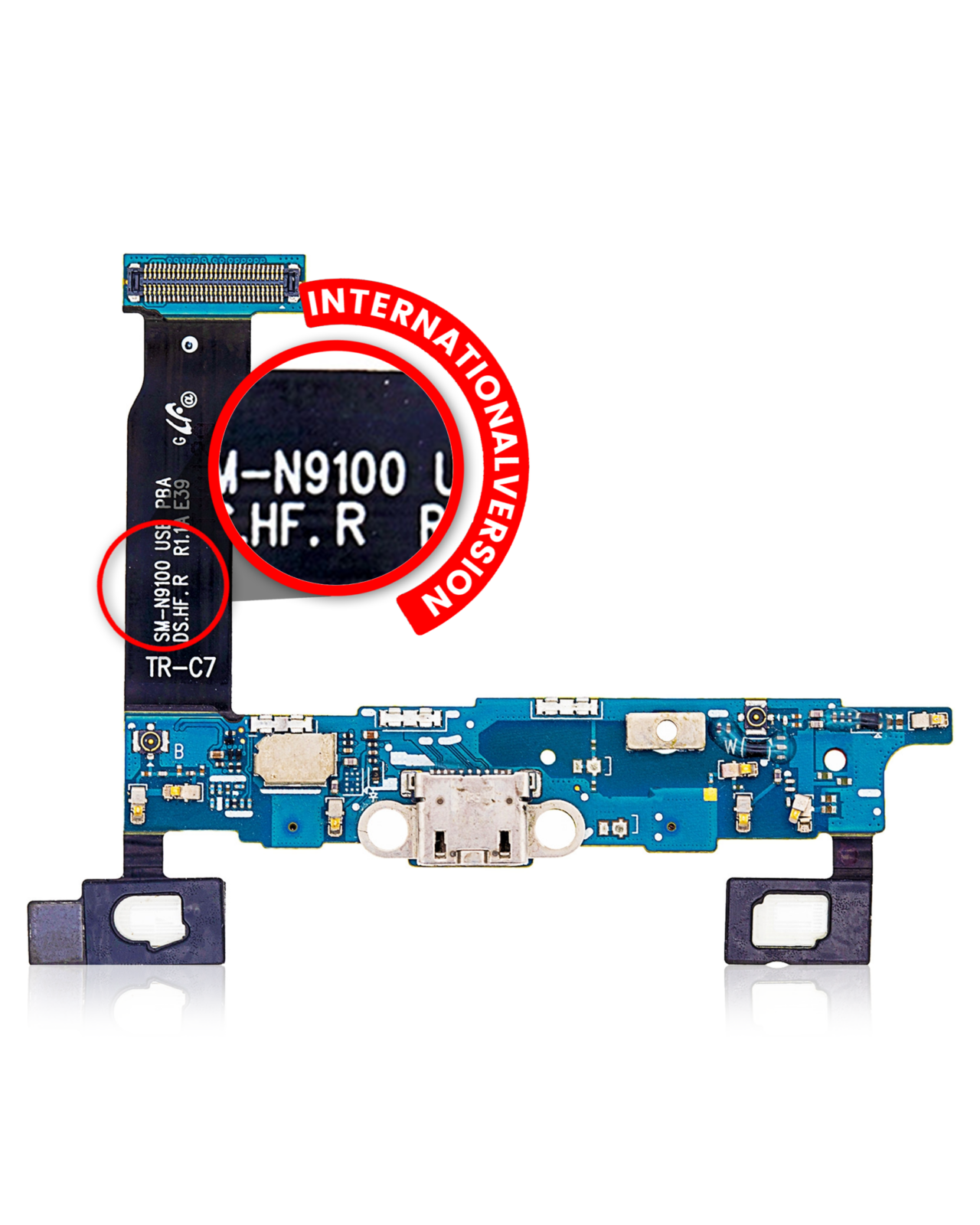 Charging Port Flex Cable For Samsung Galaxy Note 4 (N9100) (International Version)