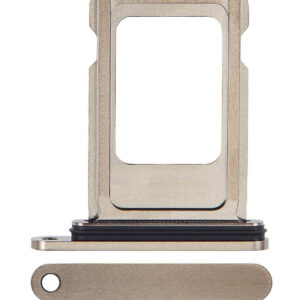 Single Sim Card Tray For iPhone 15 Pro / 15 Pro Max (Natural Titanium)