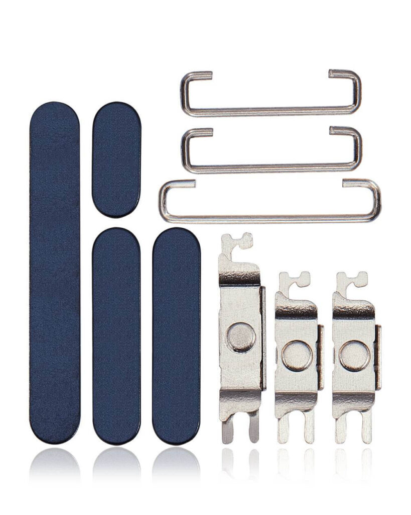 Hard Buttons (Power / Volume / Switch) For iPhone 15 Pro / 15 Pro Max (Blue Titanium)