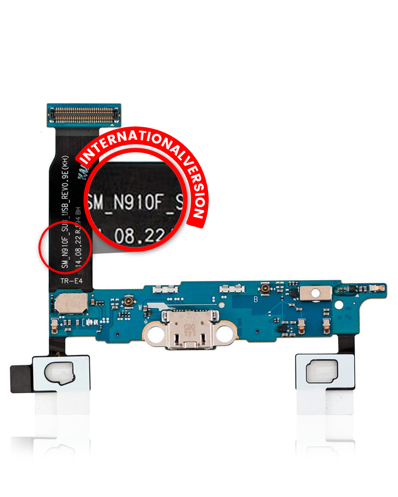 Charging Port Flex Cable For Samsung Galaxy Note 4 (N910F) (International Version)