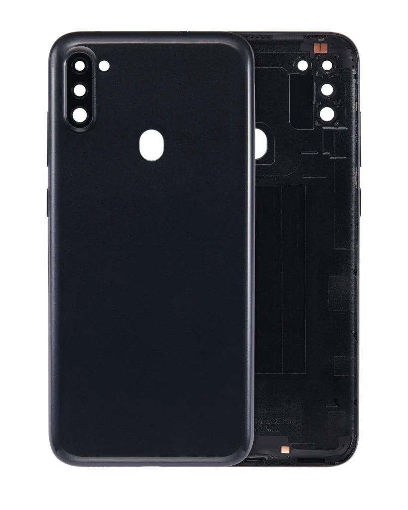 Back Cover With Camera Lens For Samsung Galaxy A11 (A115 / 2020) (International Version) (Aftermarket Plus) (Black)