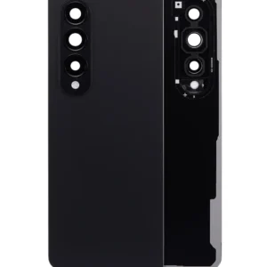 Back Cover Glass With Camera Lens For Samsung Galaxy Z Fold 4 (F936) (Phantom Black)