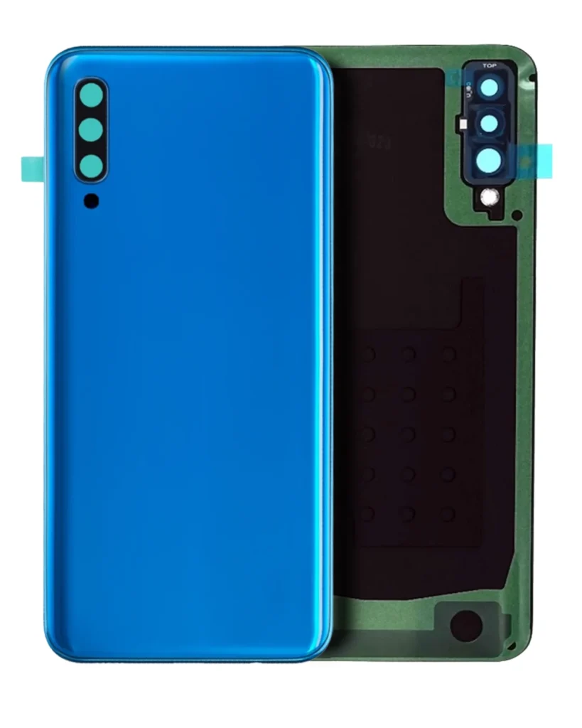 Back Cover Glass With Camera Lens For Samsung Galaxy A50 (A505 / 2019) (Service Pack) (Blue)