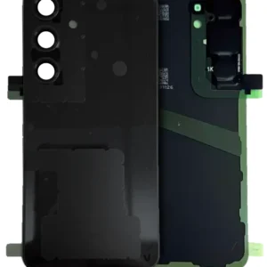 Back Cover Glass With Camera Lens For Samsung Galaxy S24 (Service Pack) (Onyx Black)