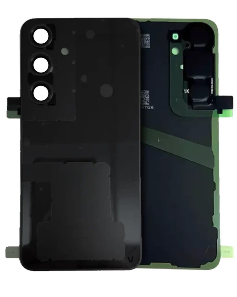 Back Cover Glass With Camera Lens For Samsung Galaxy S24 (Service Pack) (Onyx Black)