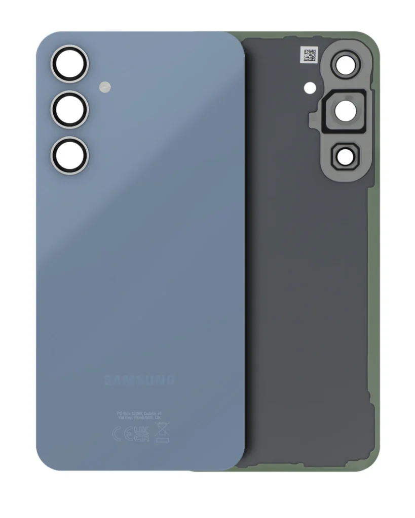 Back Cover Glass With Camera Lens For Samsung Galaxy S23 FE (Service Pack) (Indigo)