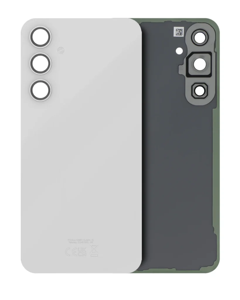 Back Cover Glass With Camera Lens For Samsung Galaxy S23 FE (Service Pack) (Cream)