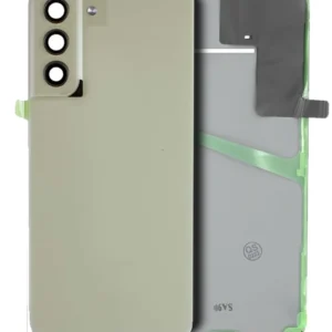 Back Cover Glass With Camera Lens For Samsung Galaxy S21 FE (Service Pack) (Olive)