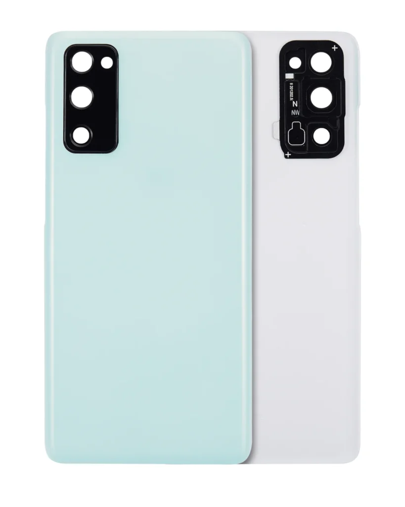 Back Cover Glass With Camera Lens For Samsung Galaxy S20 FE 5G (Aftermarket Plus) (Cloud Mint)