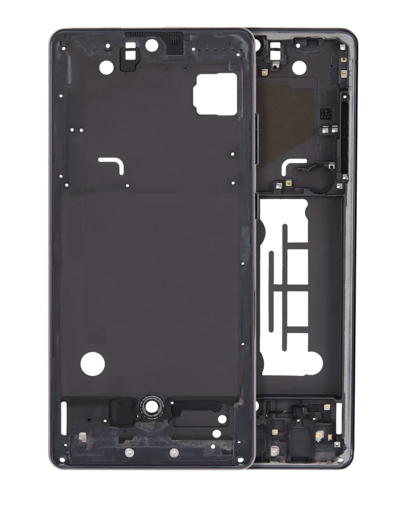 Mid-Frame Housing For Samsung Galaxy A71 5G UW (A716V / 2020) (Prism Cube Black)