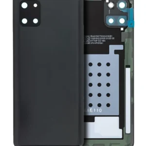 Back Cover Glass With Camera Lens For Samsung Galaxy Note 10 Lite (Service Pack) (Aura Black)