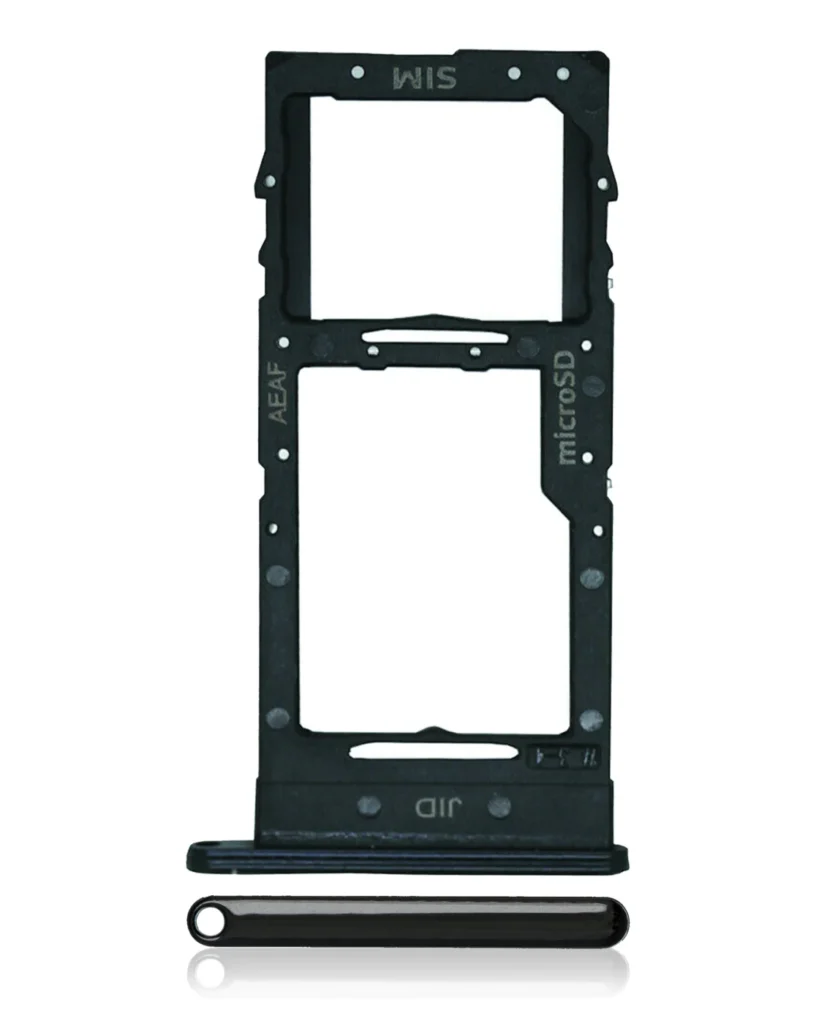 Dual Sim Card Tray For Samsung Galaxy A51 5G (A516 / 2020) (Prism Cube Black)