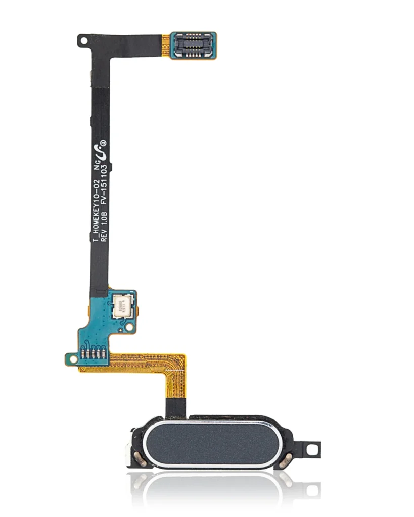 Home Button With Flex For Samsung Galaxy Note 4 (Black)