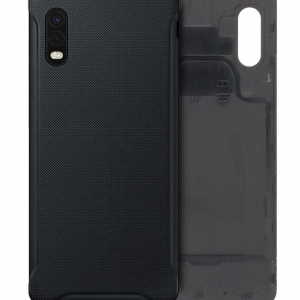 Back Cover Glass For Samsung Galaxy Xcover Pro (Service Pack) (Black)