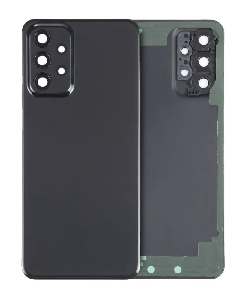 Back Cover Glass For Samsung Galaxy A23 5G (A236 / 2022) (Service Pack) (Black)
