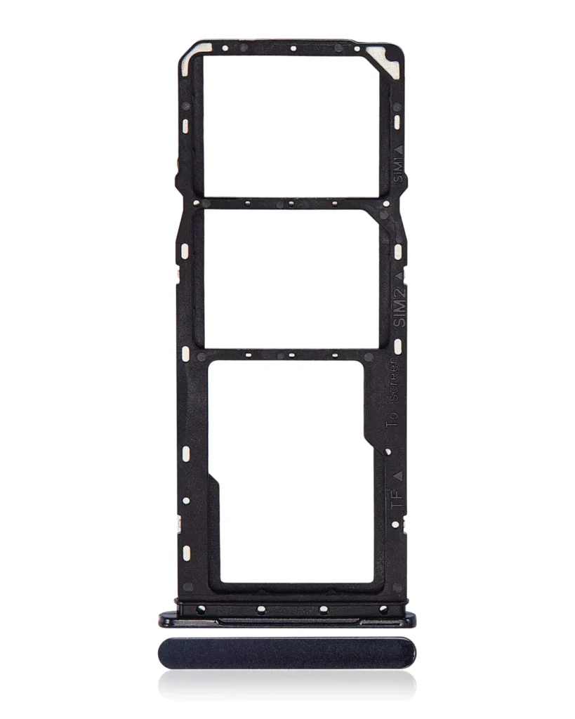 Dual Sim Card Tray For Samsung Galaxy A04 (A045 / 2022) (Black)