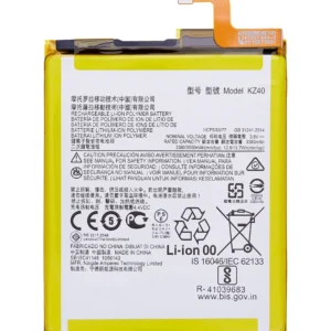 Replacement Battery For Motorola Moto Z4 (XT1980 / 2019) (Genuine OEM) (KZ40)