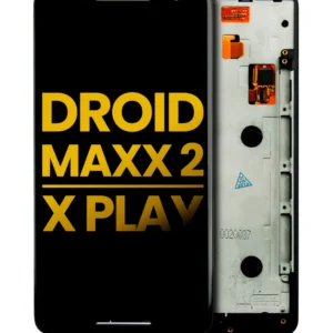 LCD Assembly With Frame For Motorola Droid Maxx 2 / Moto X Play (XT1561 / XT1562 / XT1563 / XT1565 / 2015) (Refurbished) (Black)