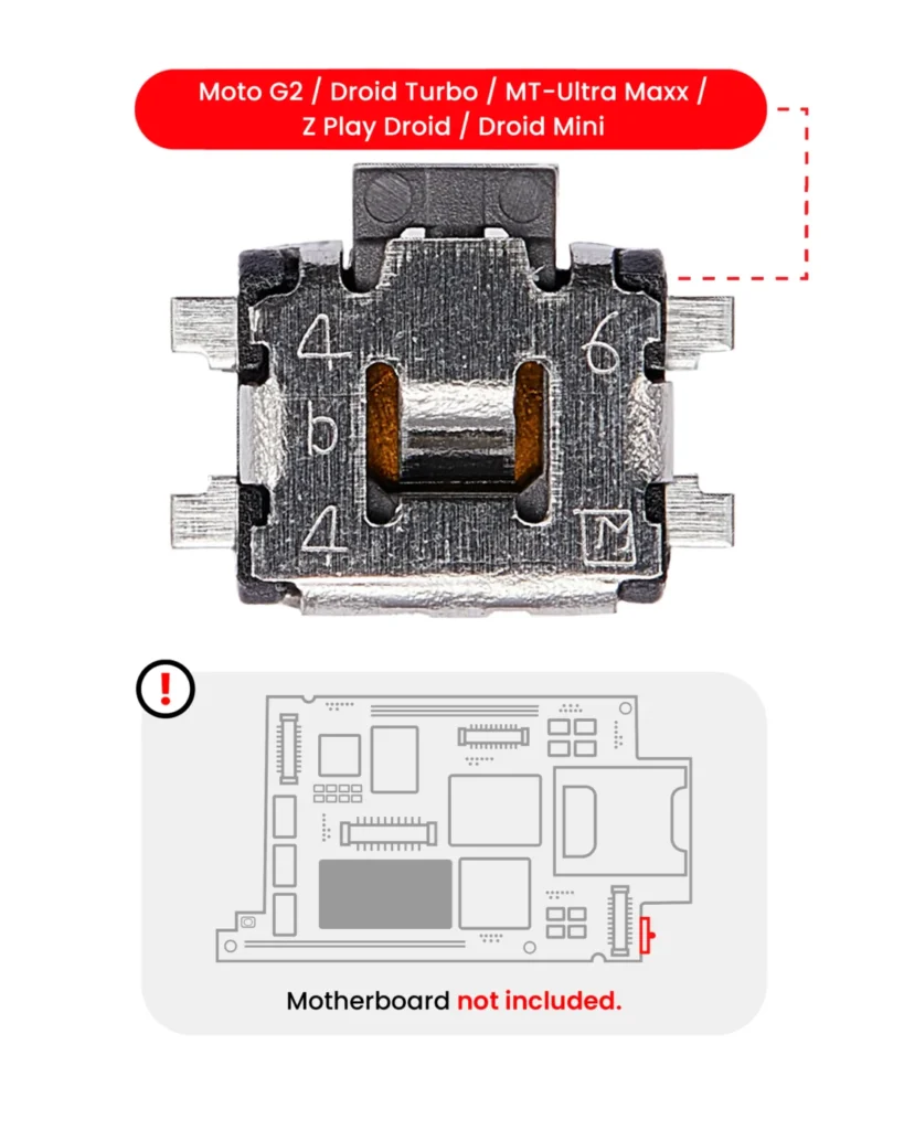 Power / Volume Button Clicker For Motorola Moto G2 (XT1068) / Droid Turbo (XT1254 / XT1225) MT-Ultra Maxx (XT1080 / 2013) / Z Play Droid (XT1635) / Droid Mini (XT1030 / 2013) (Soldering Required)