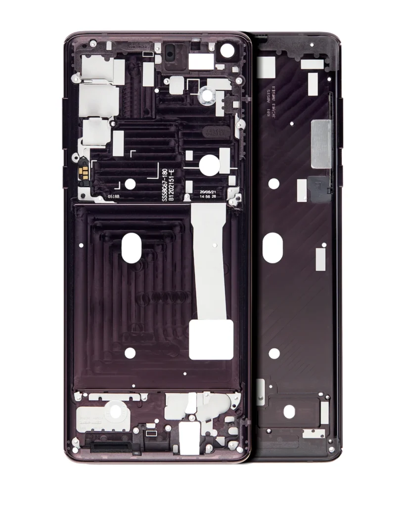 Mid-Frame Housing For Motorola Edge 5G (XT2063 / 2020) (Midnight Magenta)