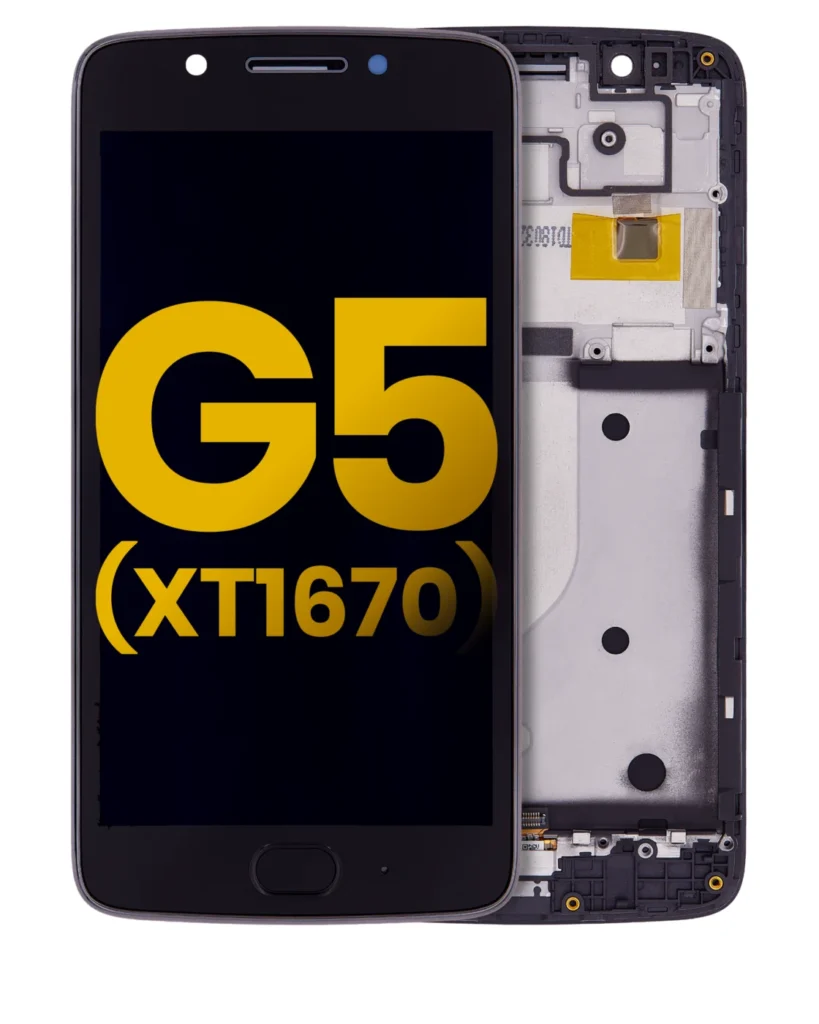 LCD Assembly With Frame For Motorola Moto G5 (XT1670 / 2017) (Black)