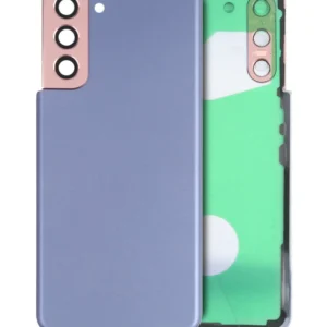 Back Cover Glass With Camera Lens For Samsung Galaxy S21 5G (No Logo) (Aftermarket Plus) (Phantom Violet)