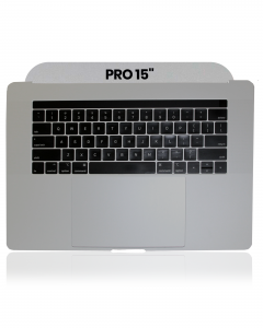 Top Case with Keyboard (ANSI US) and Trackpad For MacBook Pro 15" A1990 (2018-2019) (Used OEM Pull: Grade B/C) (Space Gray)