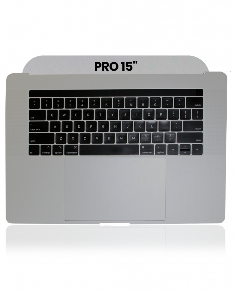 Top Case with Keyboard (ANSI US) and Trackpad For MacBook Pro 15" A1990 (2018-2019) (Used OEM Pull: Grade B/C) (Space Gray)