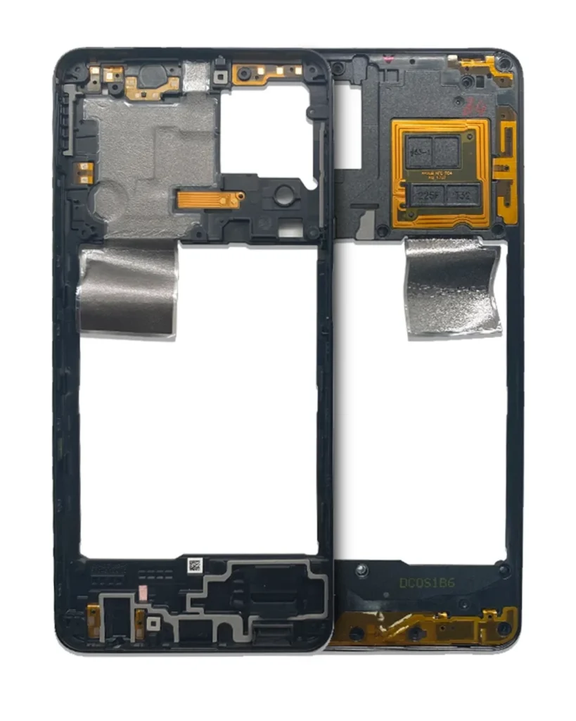 Mid-Frame Housing For Samsung Galaxy A22 4G (A225 / 2021) (Black)