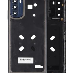 Mid-Frame Housing With Camera Lens For Motorola Moto G 5G (XT2213 / 2022) (Moonlight Gray)
