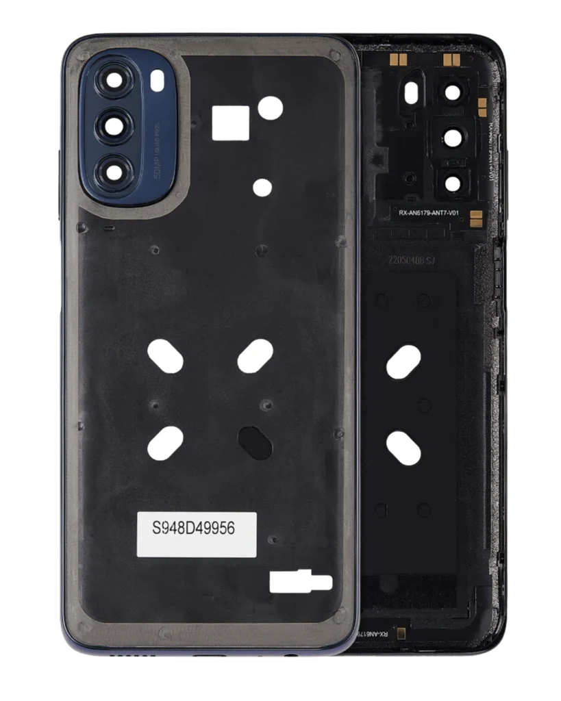 Mid-Frame Housing With Camera Lens For Motorola Moto G 5G (XT2213 / 2022) (Moonlight Gray)