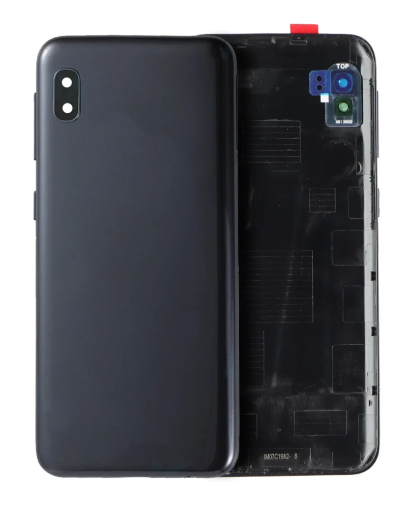 Back Cover Glass With Camera Lens For Samsung Galaxy A10E (A102 / 2019) (Service Pack) (Black)